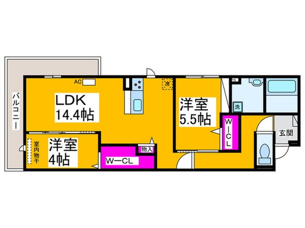 仮）トリシア東区大美野ＭＳの物件間取画像